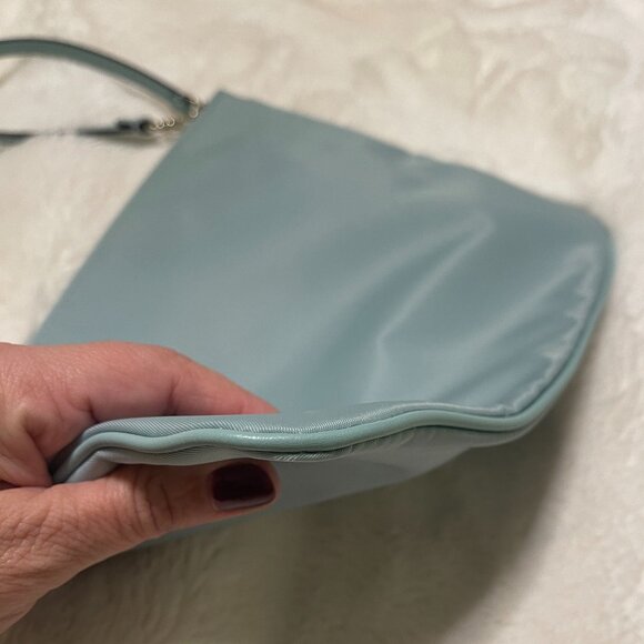 KATE SPADE NEW YORK LARGE NYLON TEAL WRISTLET - Picture 5 of 9